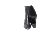 YSL XIV 80MM LEATHER ANKLE BOOTS BLACK - 36 BR