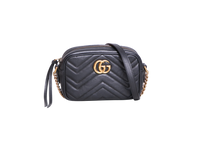 GUCCI GG MARMONT CAMERA BAG MINI BLACK