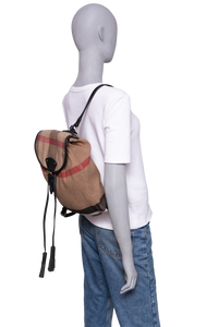 BURBERRY BACKPACK CHILTERN HOUSE CHECK BLACK
