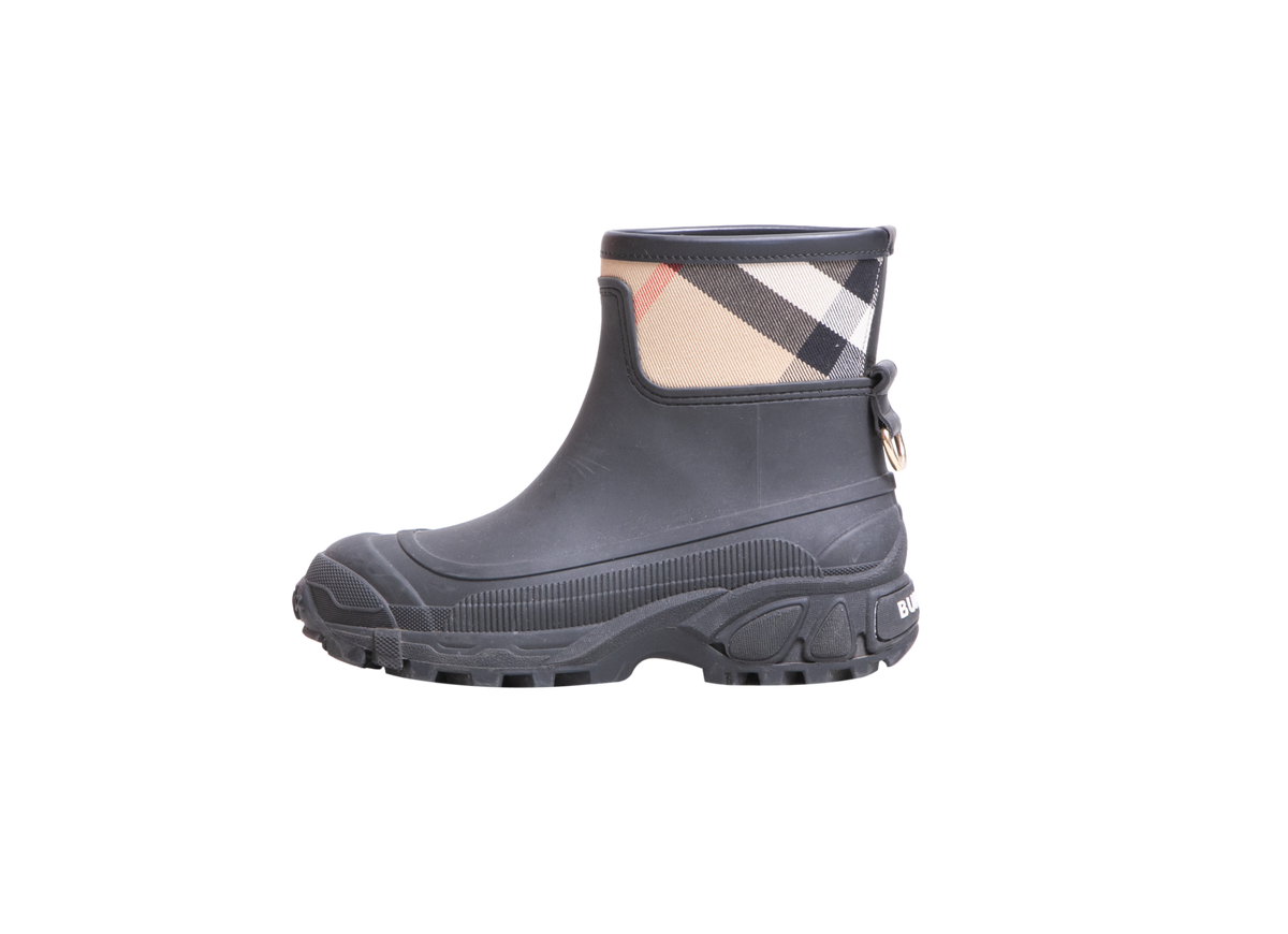 BURBERRY BOOTS ANKLE RUBBER HOUSE CHECK - 35 BR