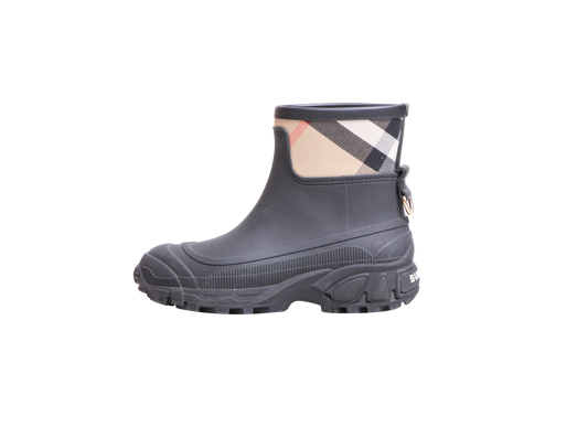 BURBERRY BOOTS ANKLE RUBBER HOUSE CHECK - 35 BR