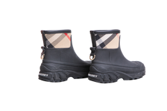 BURBERRY BOOTS ANKLE RUBBER HOUSE CHECK - 35 BR