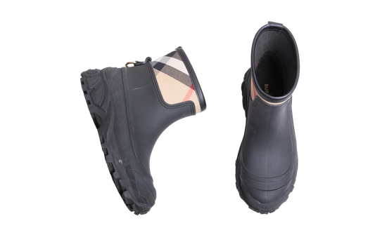 BURBERRY BOOTS ANKLE RUBBER HOUSE CHECK - 35 BR