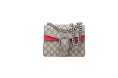 GUCCI DIONYSUS MINI GG SUPREME AND RED