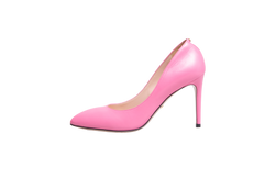 GUCCI SCARPIN MALAGA KID GG LEATHER PINK - 37 1/2 Brasil