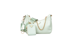 PRADA RE-EDITION 2005 SAFFIANO SAGE GREEN