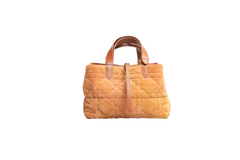DIOR TOUJOURS MEDIUM MACROCANNAGE SUEDE GOATSKIN GOLDEN