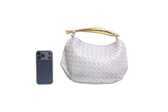 BOTTEGA SARDINE GREY - GOLD HDWR