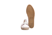 GUCCI CANVAS LOGO ESPADRILLES GREGGIO WHITE - 38 1/2 BR