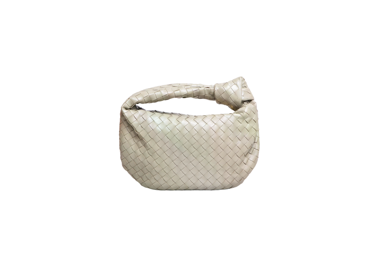 BOTTEGA JODIE SMALL INTRECCIATO TRAVERTINE