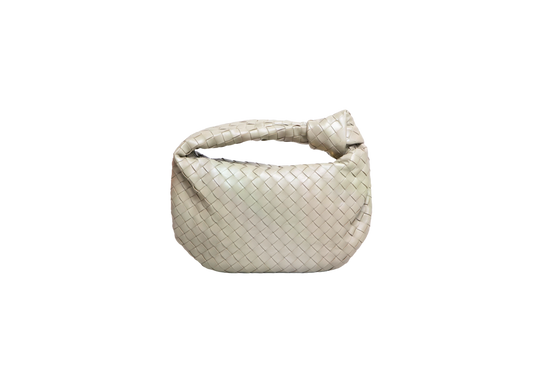 BOTTEGA JODIE SMALL INTRECCIATO TRAVERTINE