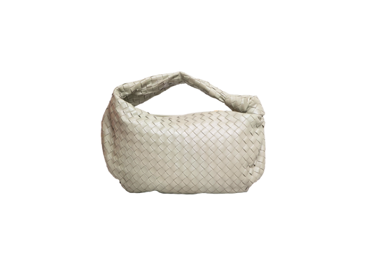 BOTTEGA JODIE LARGE INTRECCIATO TRAVERTINE