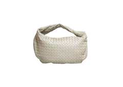 BOTTEGA JODIE LARGE INTRECCIATO TRAVERTINE