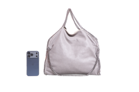 STELLA McCARTNEY FALABELLA SHAGGY LIGHT GRAY