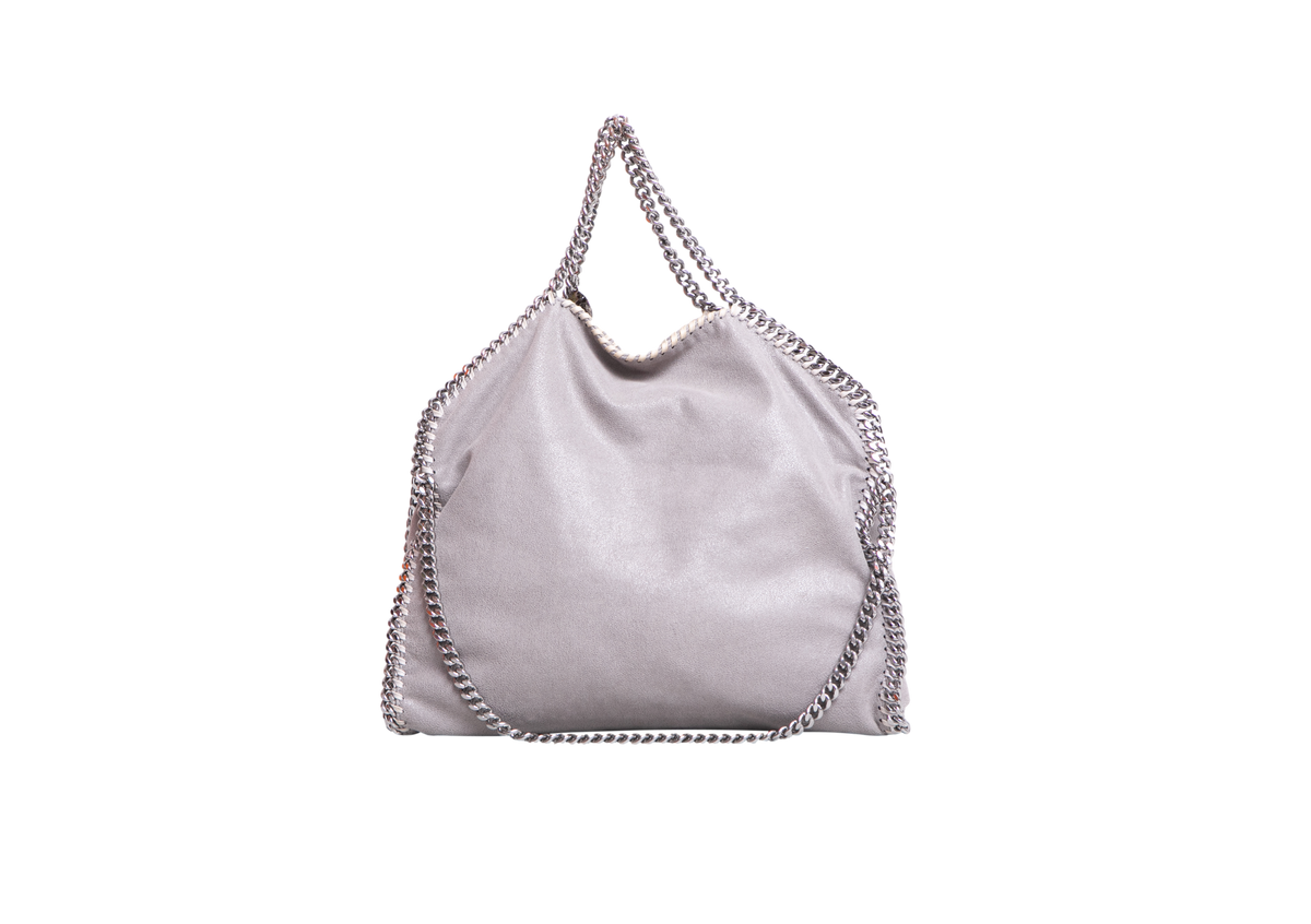 STELLA McCARTNEY FALABELLA SHAGGY LIGHT GRAY