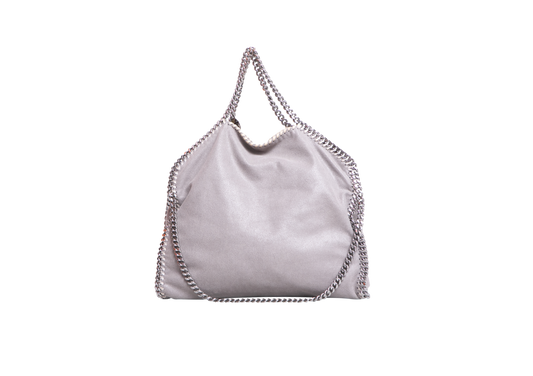 STELLA McCARTNEY FALABELLA SHAGGY LIGHT GRAY