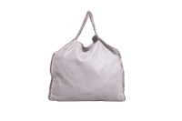 STELLA McCARTNEY FALABELLA SHAGGY LIGHT GRAY