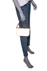 PRADA SAFFIANO LUX BANDOLIERA METALLIC GOLD