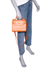 D&G SICILY 62 SHOULDER BAG LEATHER ORANGE