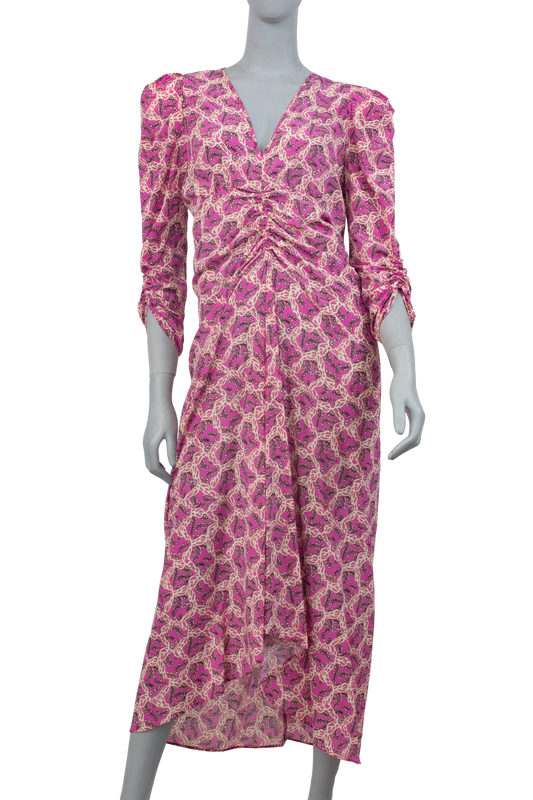 ISABEL MARANT DRESS PINK PRINT