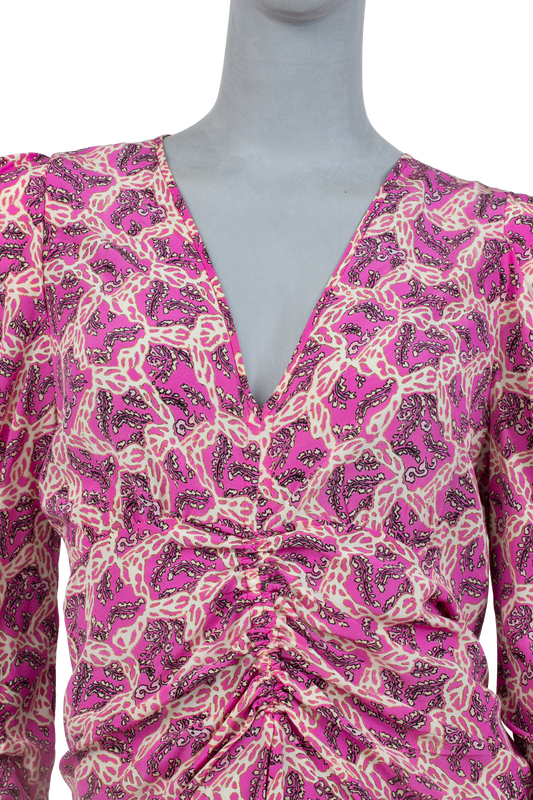 ISABEL MARANT DRESS PINK PRINT