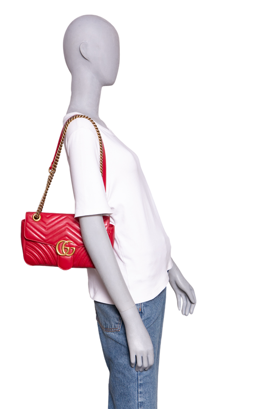 GUCCI GG MARMONT SMALL RED