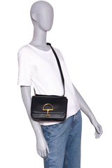 GUCCI SIENA SMALL TOP HANDLE LEATHER BLACK