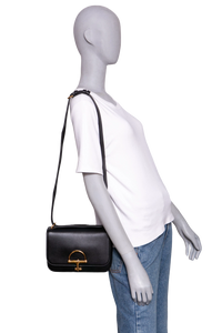 GUCCI SIENA SMALL TOP HANDLE LEATHER BLACK