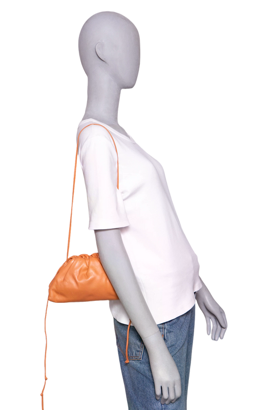 BOTTEGA MINI POUCH NAPPA BURNT ORANGE