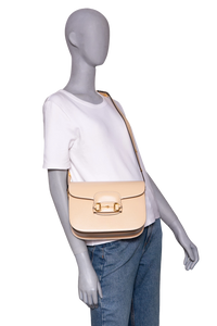 GUCCI HORSEBIT 1955 MEDIUM LEATHER CREAM