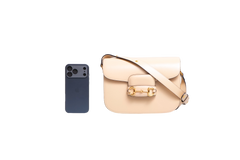 GUCCI HORSEBIT 1955 MEDIUM LEATHER CREAM
