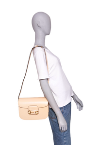 GUCCI HORSEBIT 1955 MEDIUM LEATHER CREAM