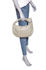 BOTTEGA JODIE SMALL INTRECCIATO TRAVERTINE