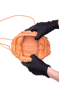 BOTTEGA MINI POUCH NAPPA BURNT ORANGE
