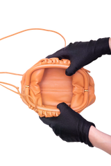 BOTTEGA MINI POUCH NAPPA BURNT ORANGE