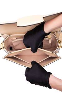 GUCCI HORSEBIT 1955 MEDIUM LEATHER CREAM
