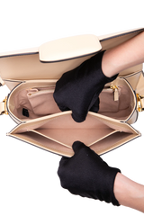 GUCCI HORSEBIT 1955 MEDIUM LEATHER CREAM
