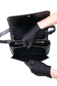 GUCCI SIENA SMALL TOP HANDLE LEATHER BLACK