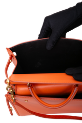 D&G SICILY 62 SHOULDER BAG LEATHER ORANGE