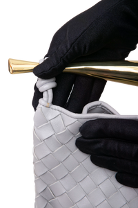 BOTTEGA SARDINE GREY - GOLD HDWR