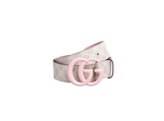 GUCCI BELT GG MARMONT SUPREME/LIGHT PINK
