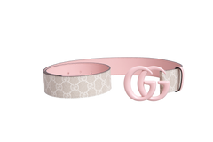 GUCCI BELT GG MARMONT SUPREME/LIGHT PINK
