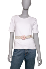 GUCCI BELT GG MARMONT SUPREME/LIGHT PINK