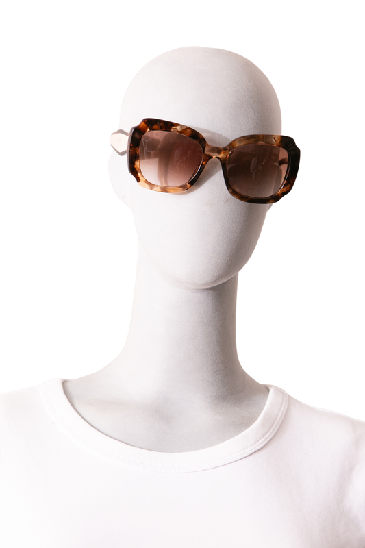 PRADA SQUARE ACETATE HAVANA