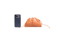 BOTTEGA MINI POUCH NAPPA BURNT ORANGE