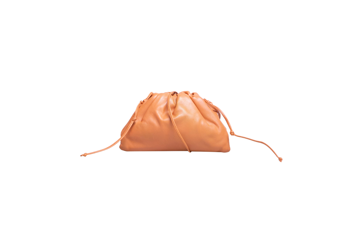 BOTTEGA MINI POUCH NAPPA BURNT ORANGE