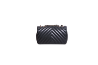 CHANEL STATEMENT MINI FLAP BAG CHEVRON BLACK