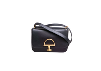 GUCCI SIENA SMALL TOP HANDLE LEATHER BLACK