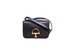 GUCCI SIENA SMALL TOP HANDLE LEATHER BLACK