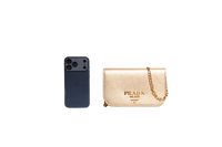 PRADA SAFFIANO LUX BANDOLIERA METALLIC GOLD